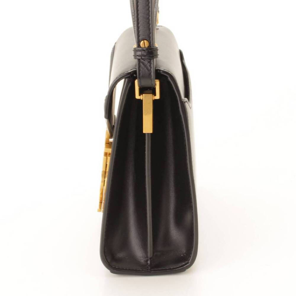 Saint Laurent Cassandra Leather Handbag Black - Picture 3 of 9